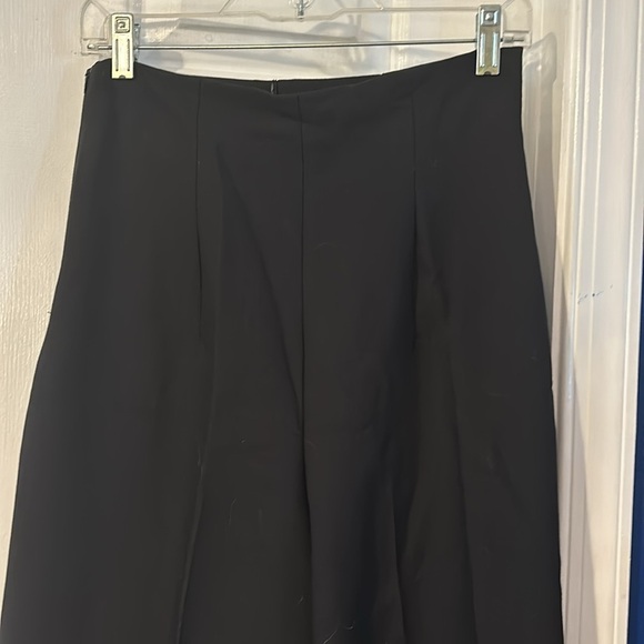 NWT Women’s Zara Black Pleated Front Wide Leg Slacks Size Small - Picture 6 of 8